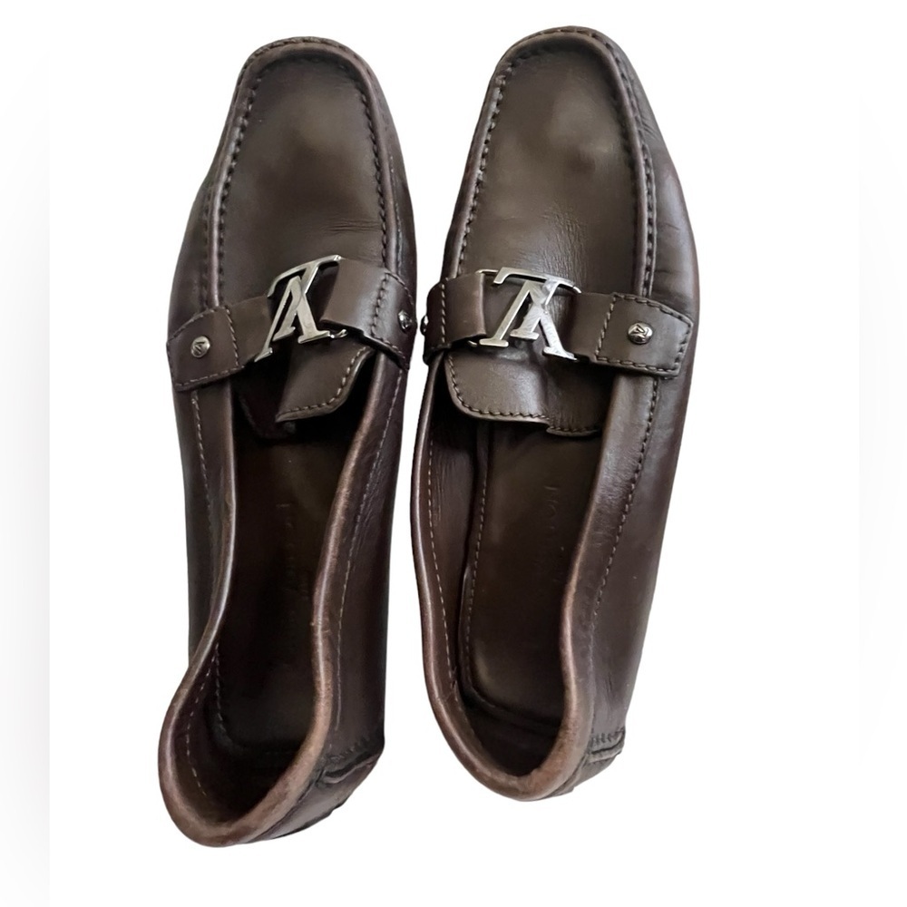 Louis Vuitton Monte Carlo Brown Leather Men's size 9.5 - Picture 7 of 14